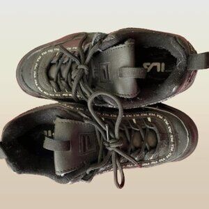 WOMEN'S FILA DISRUPTER II BLACK CHUNKY SNEAKER